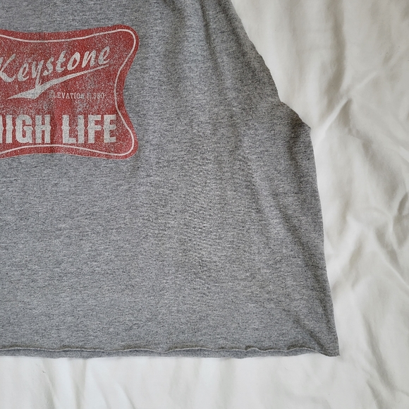 Keystone Lite Crop Muscle Tee Reworked - Picture 9 of 10